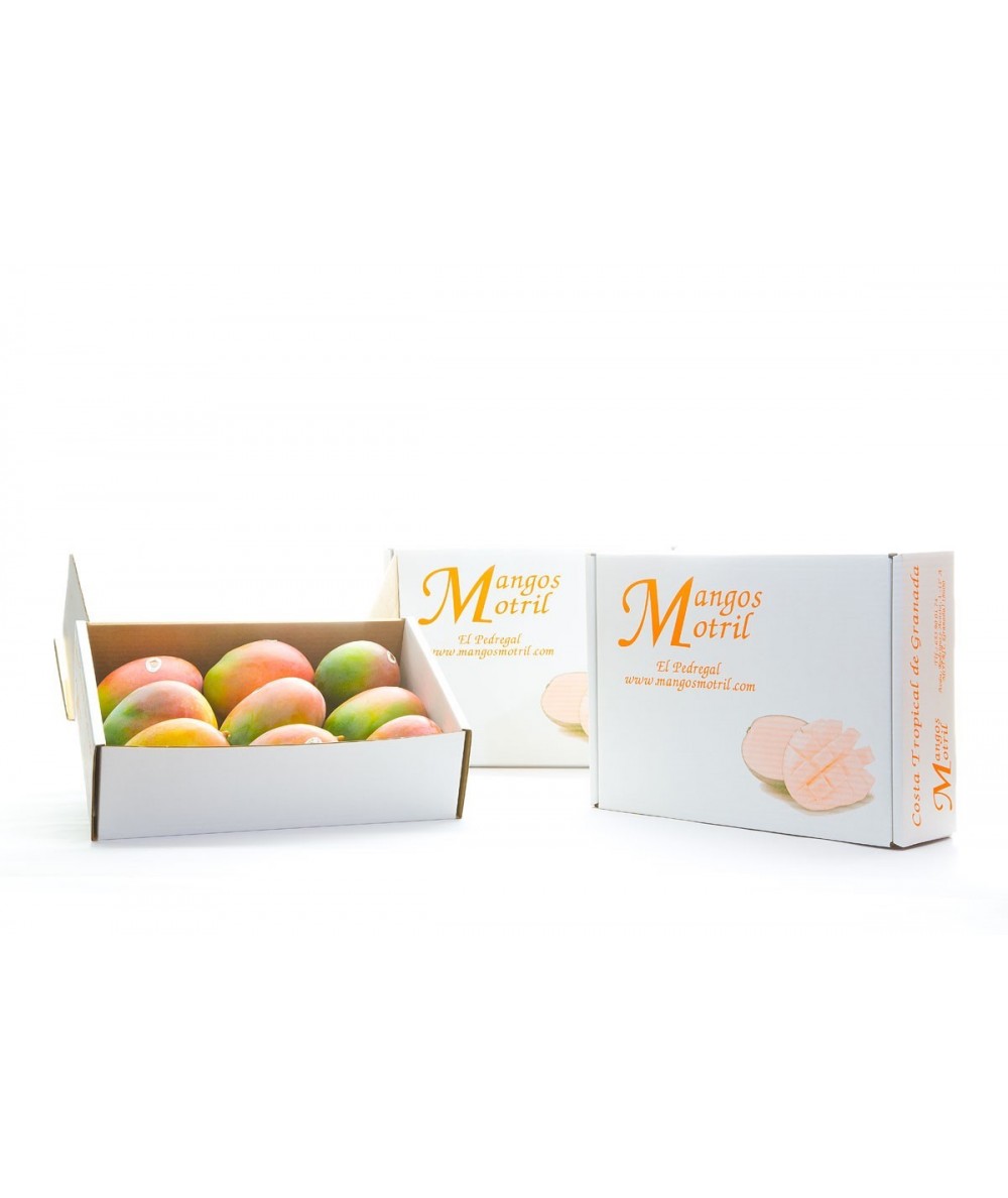 3 CAJAS DE MANGOS DE 4,5 kgEn Mangos Motril cultivamos con pasión y tradición los mejores mangos de la Costa Tropical de Gran...